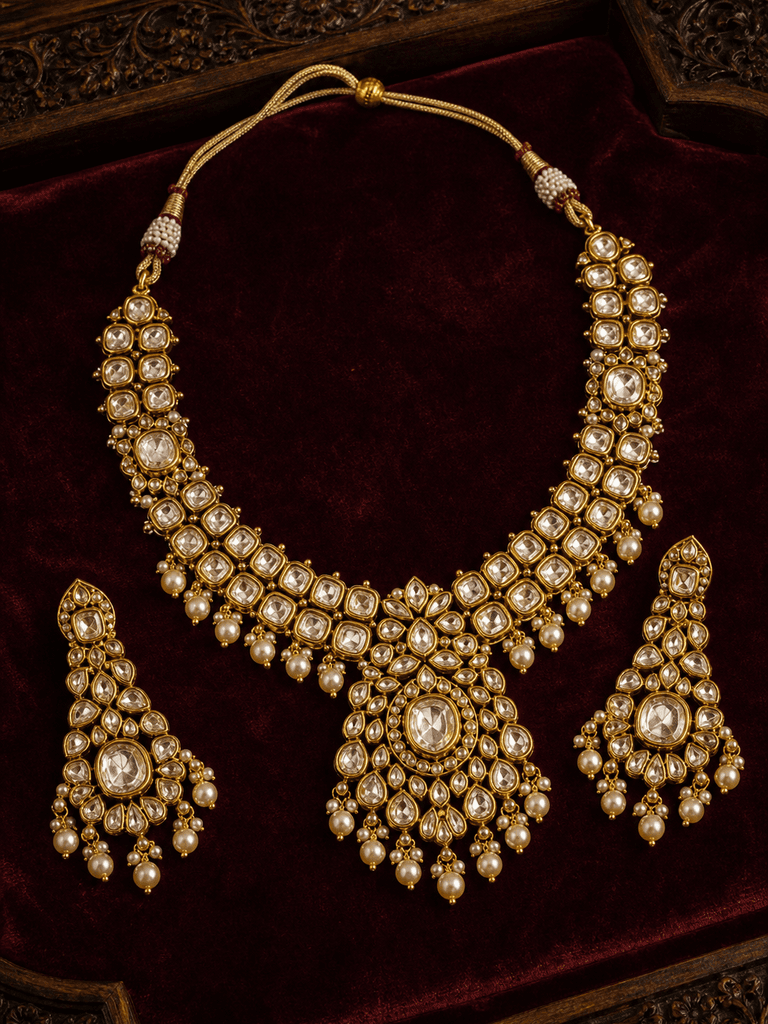Heritage Polki Necklace Set